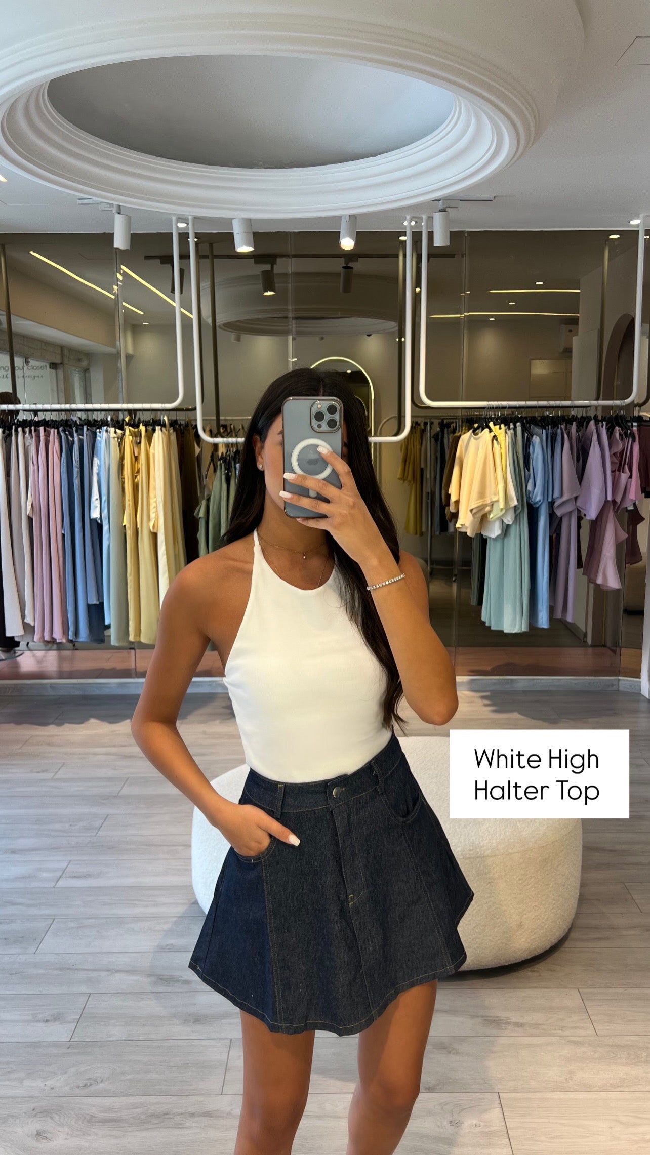 Halter Neck High Neck