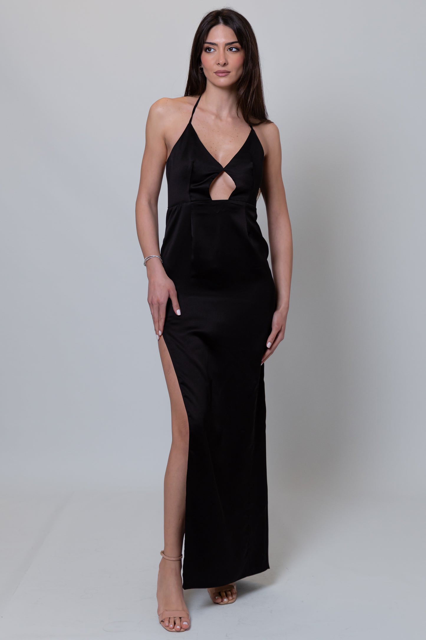 Prom V-Neck Dress
