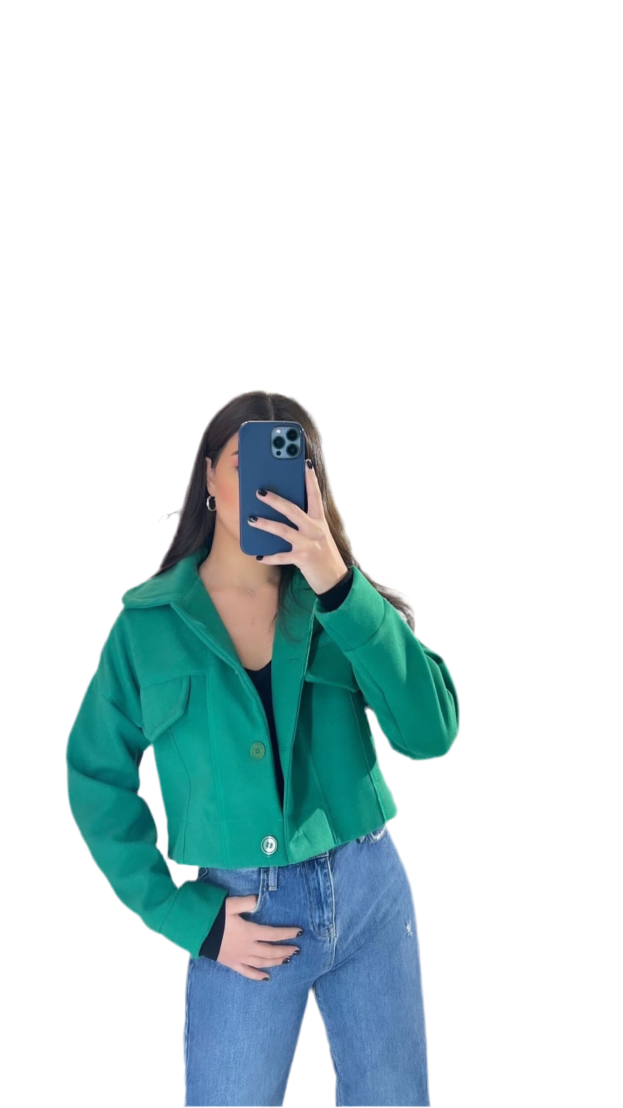 Green Joukh Short Jacket