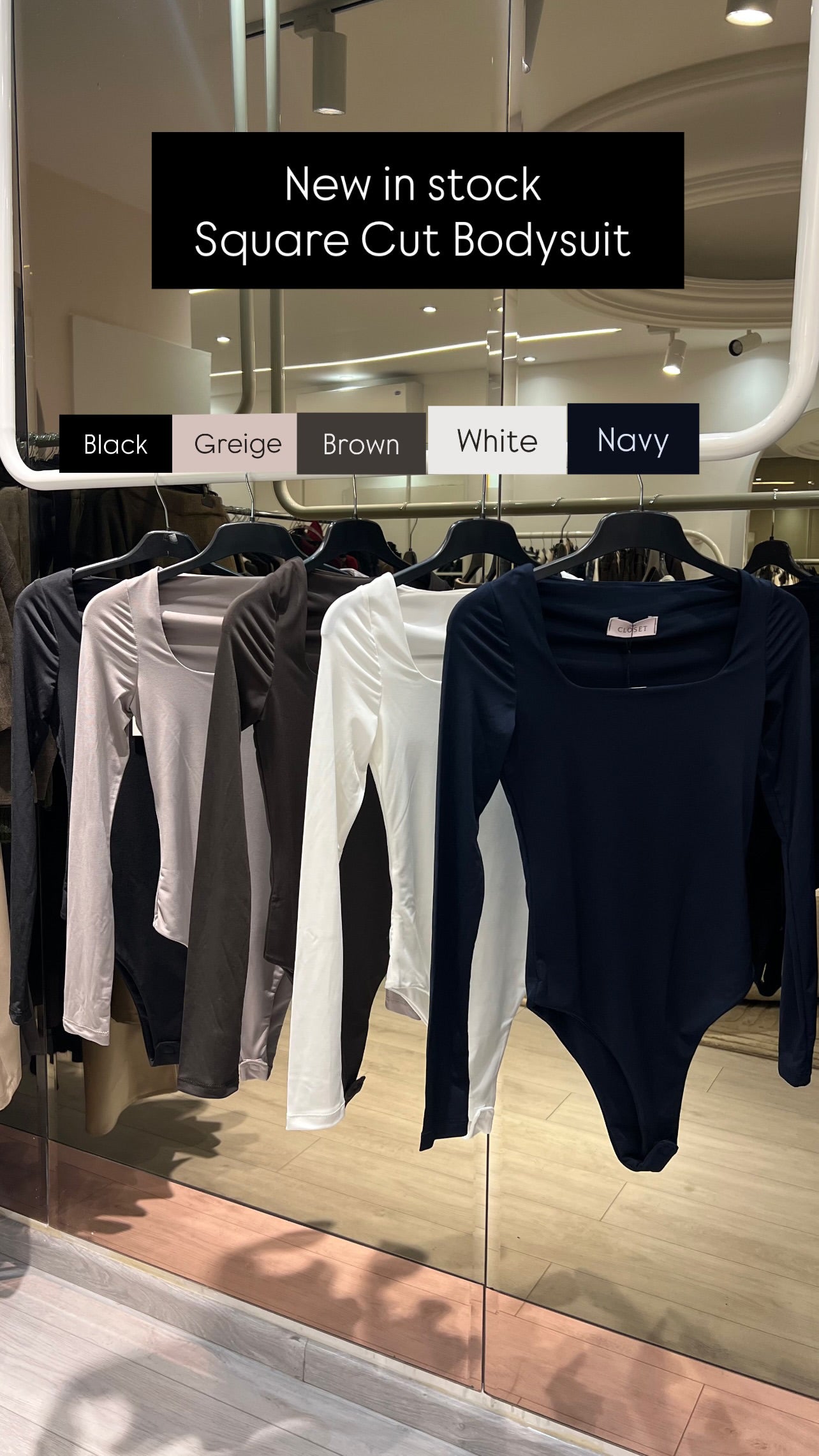 The Square Cut Bodysuit