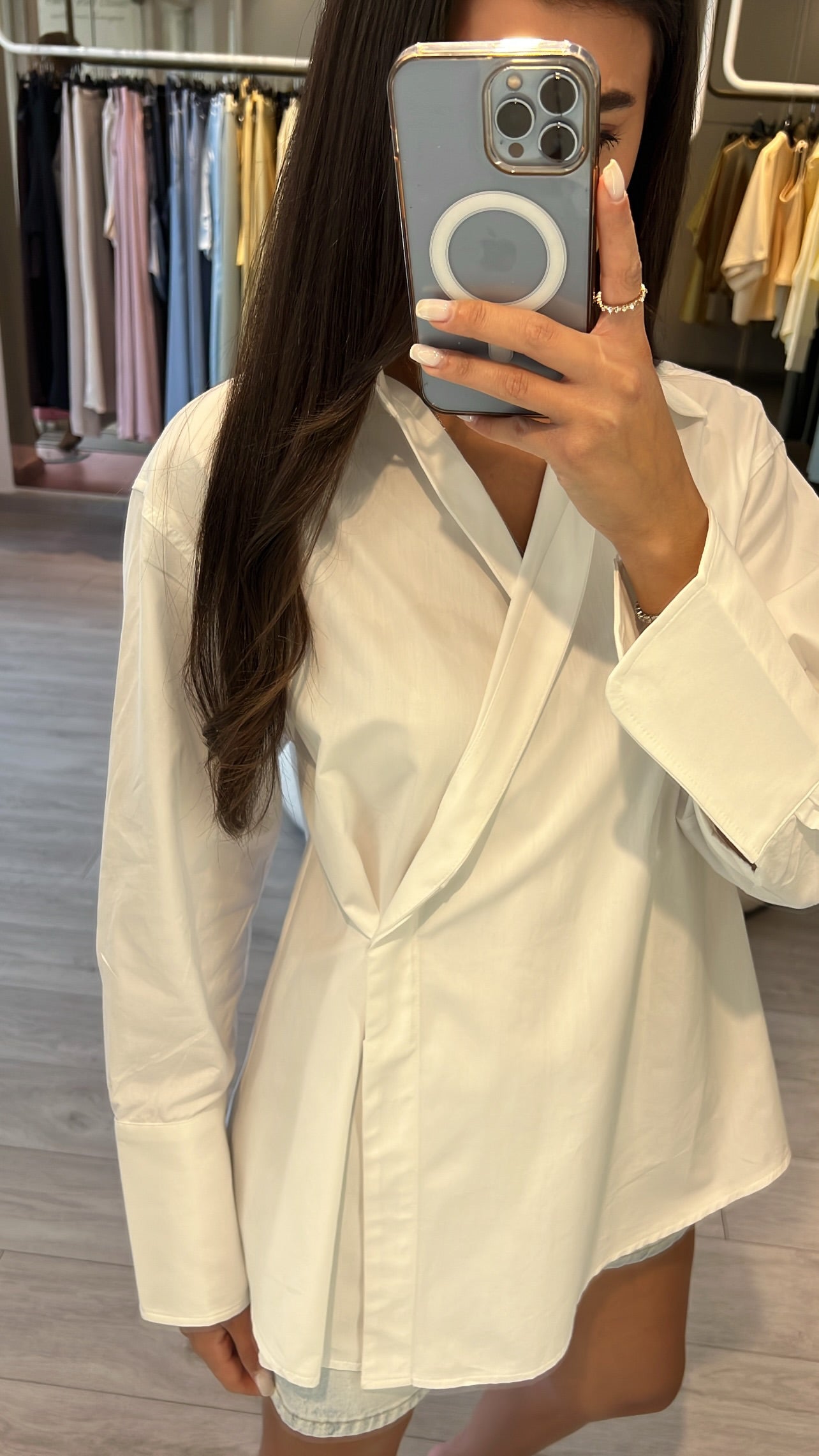 White Poplin Chemise