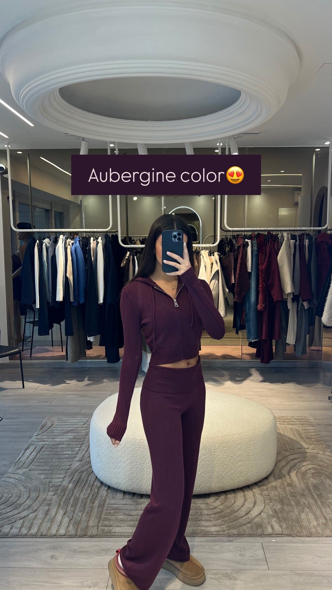 Cropped Italian Wool Set