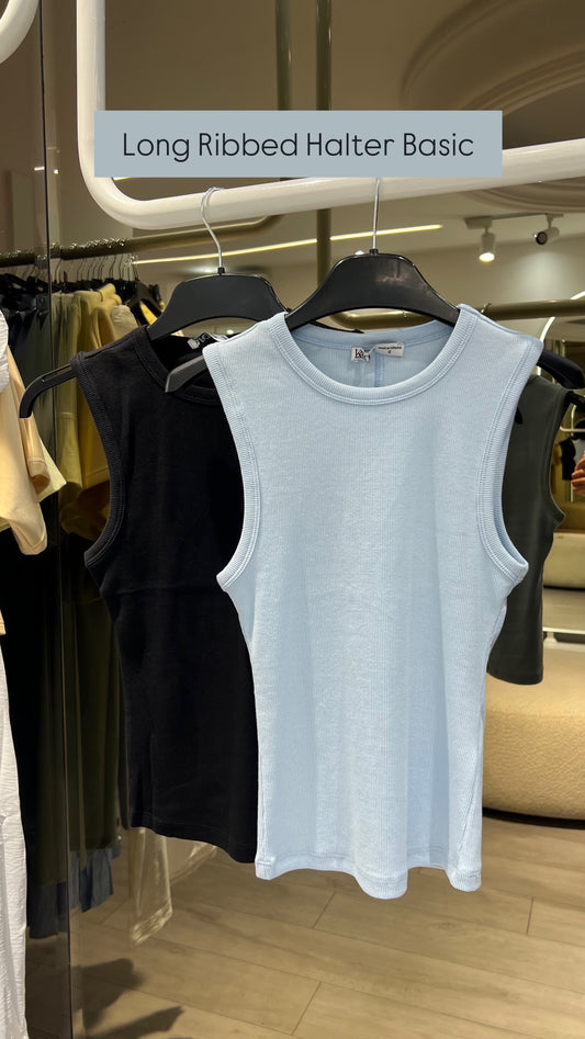Ribbed Tank Top ( Long )