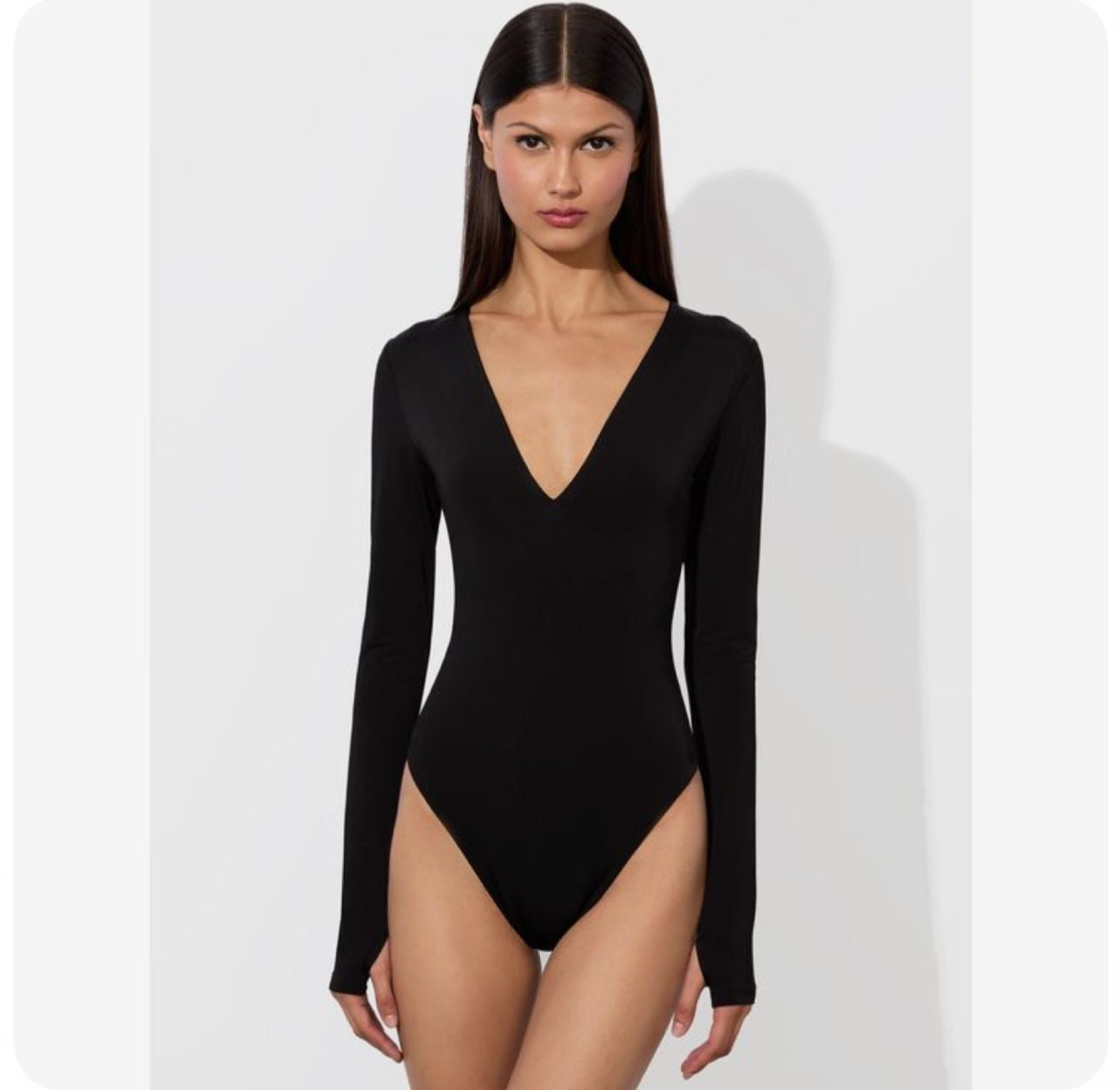 The V Neck Bodysuit