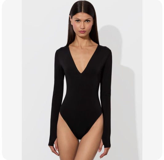 The V Neck Bodysuit