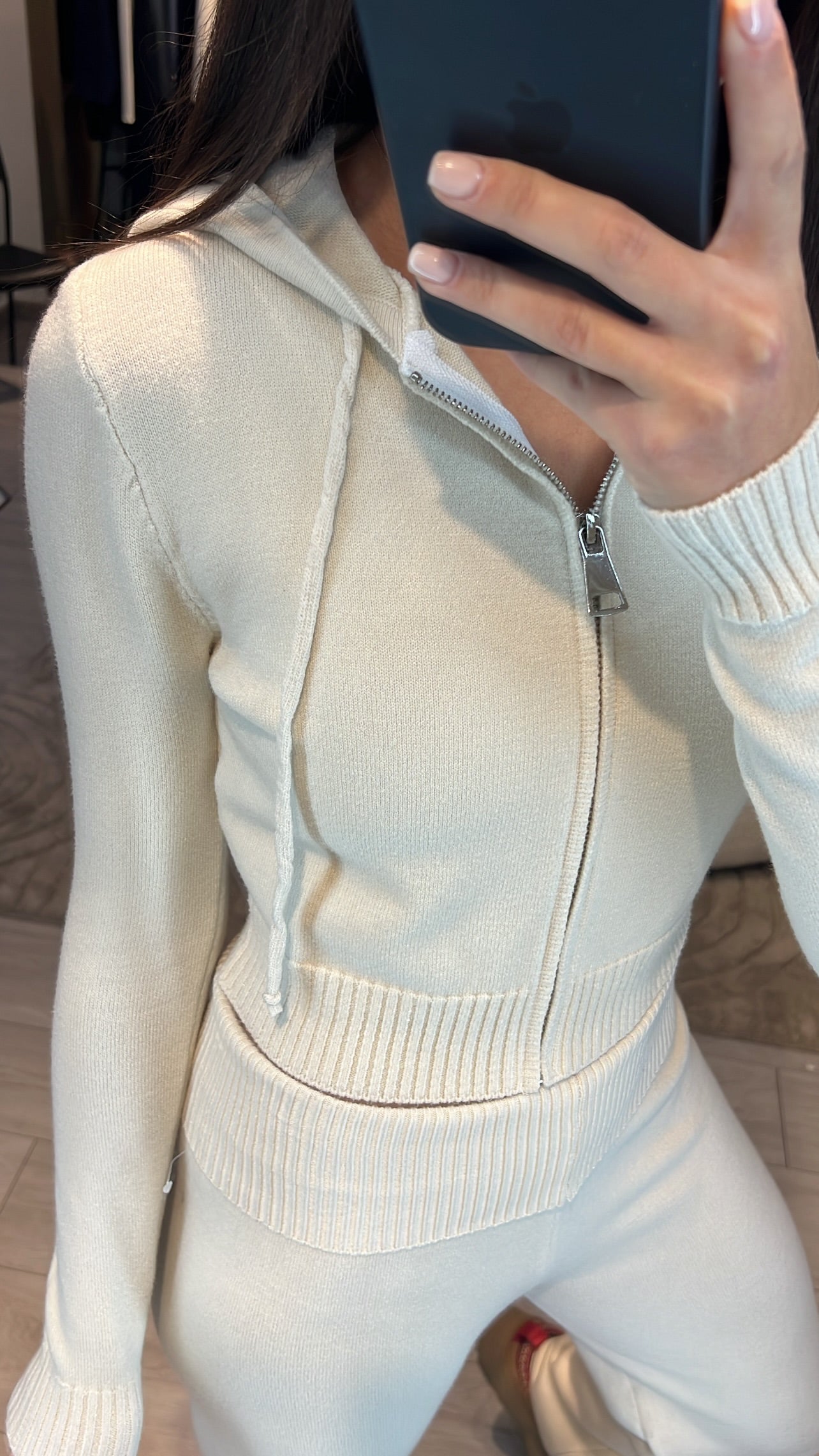 Cropped Italian Wool Set