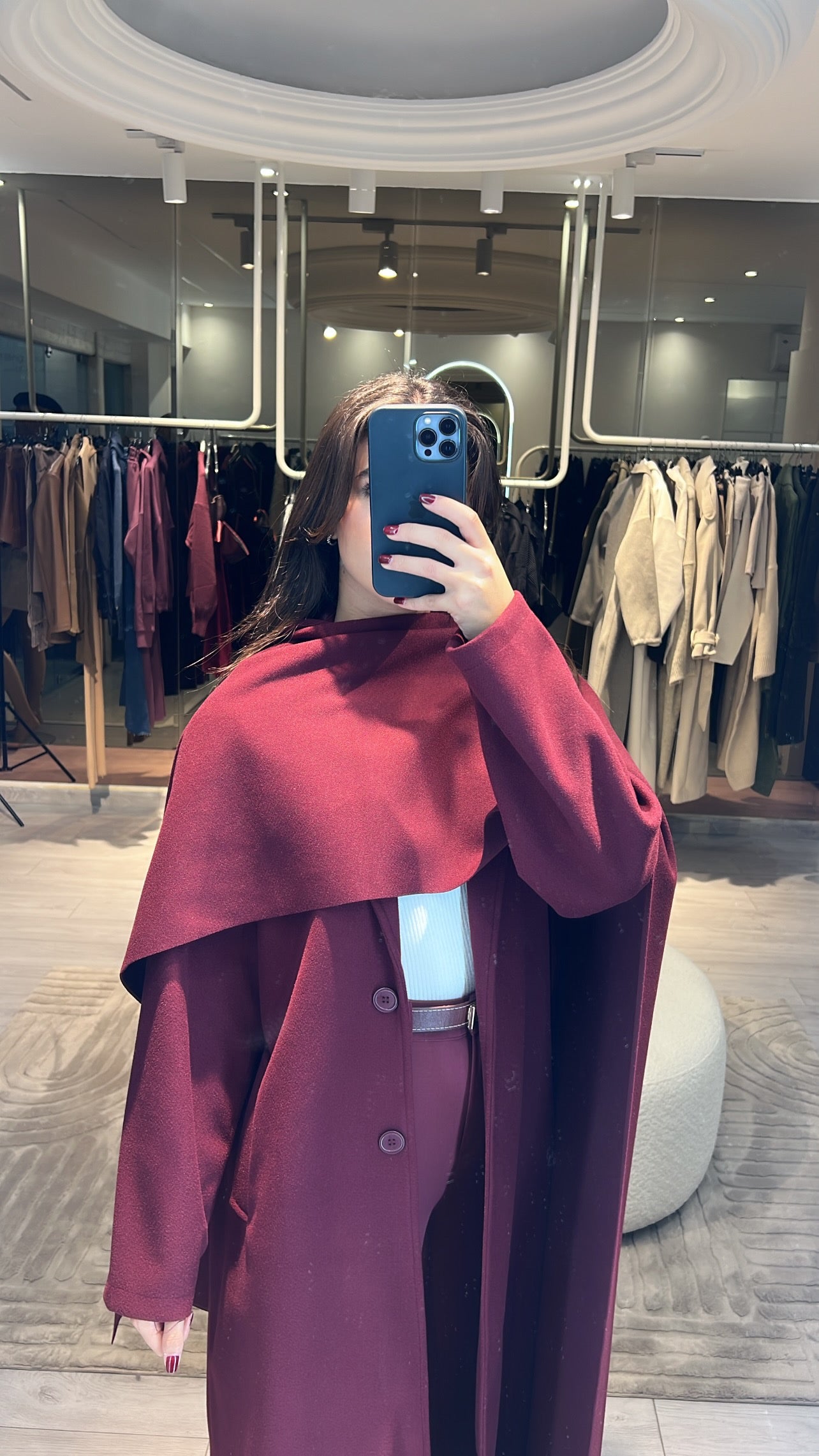 Long Joukh Coat + Scarf