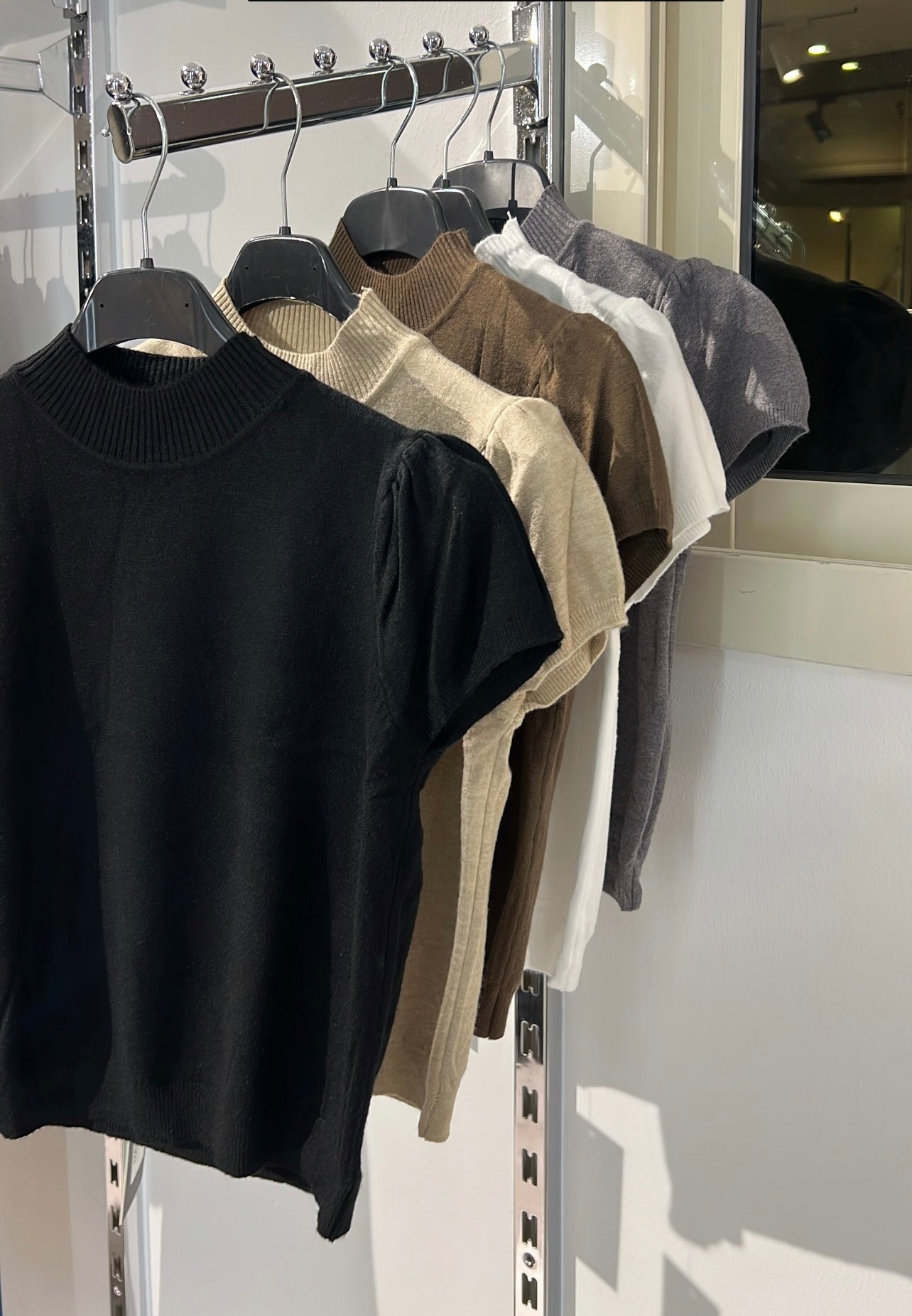 Crop Wool Short Sleeves
