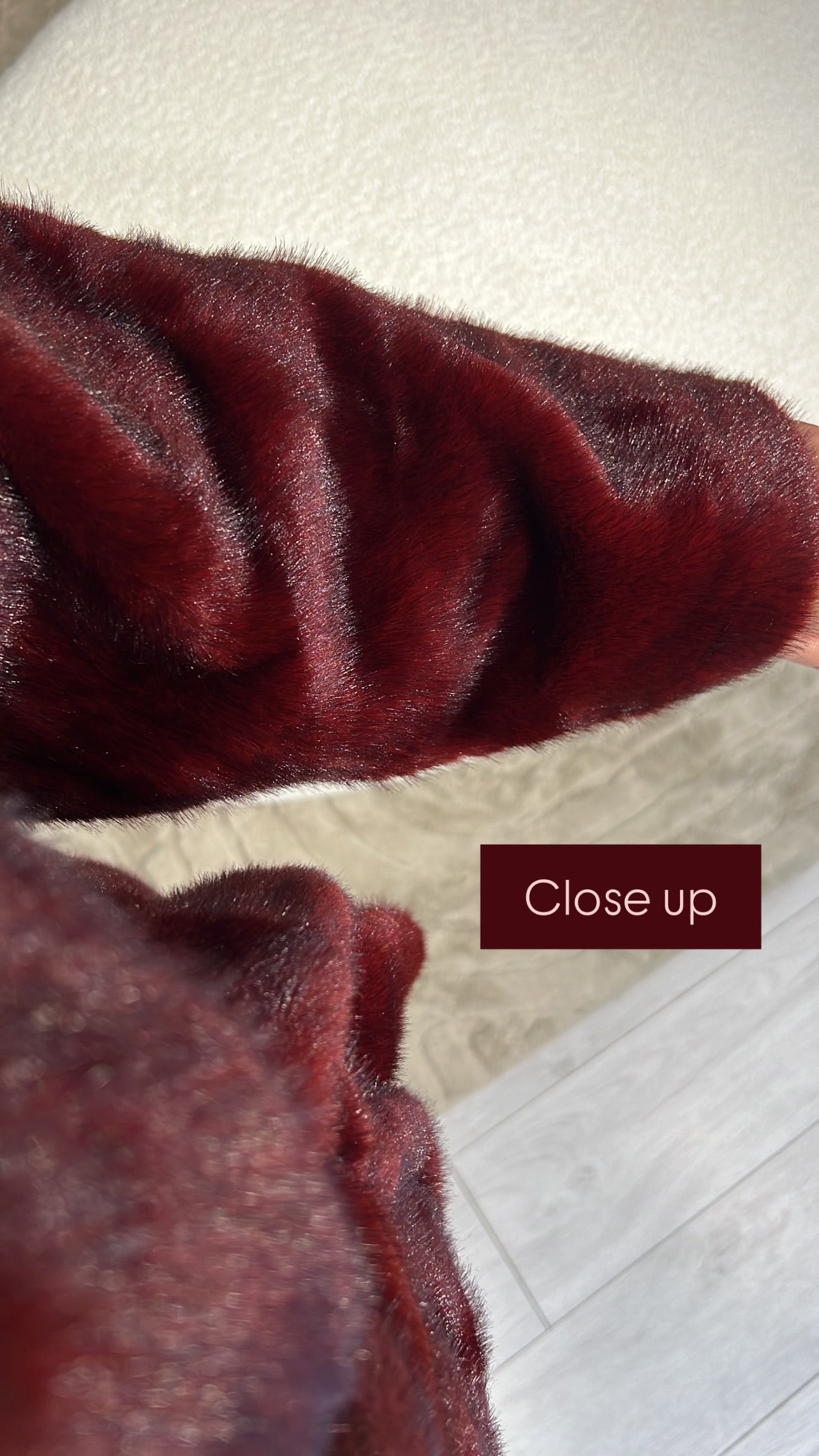 Fur Jacket with Belt