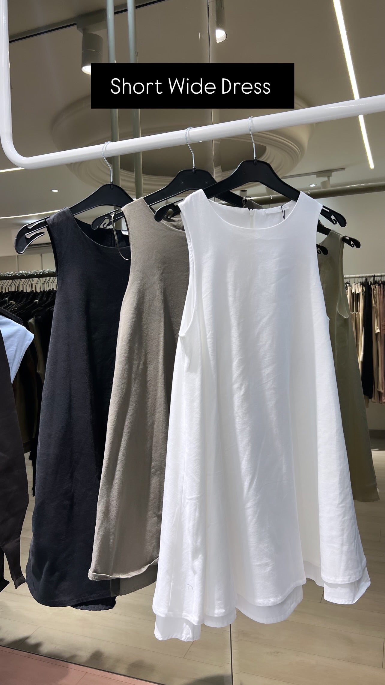 Short wide dress