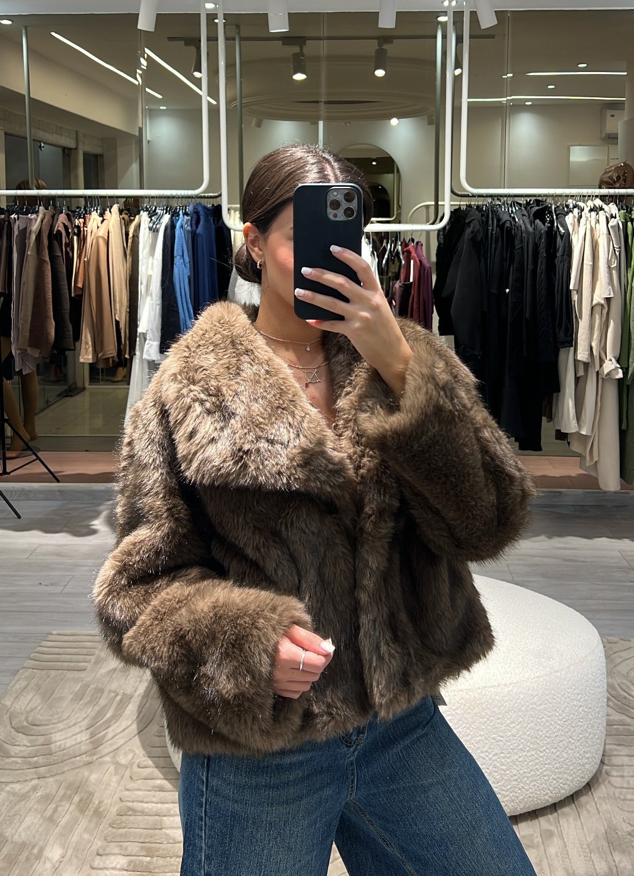 Faux Fur Jacket Style 1