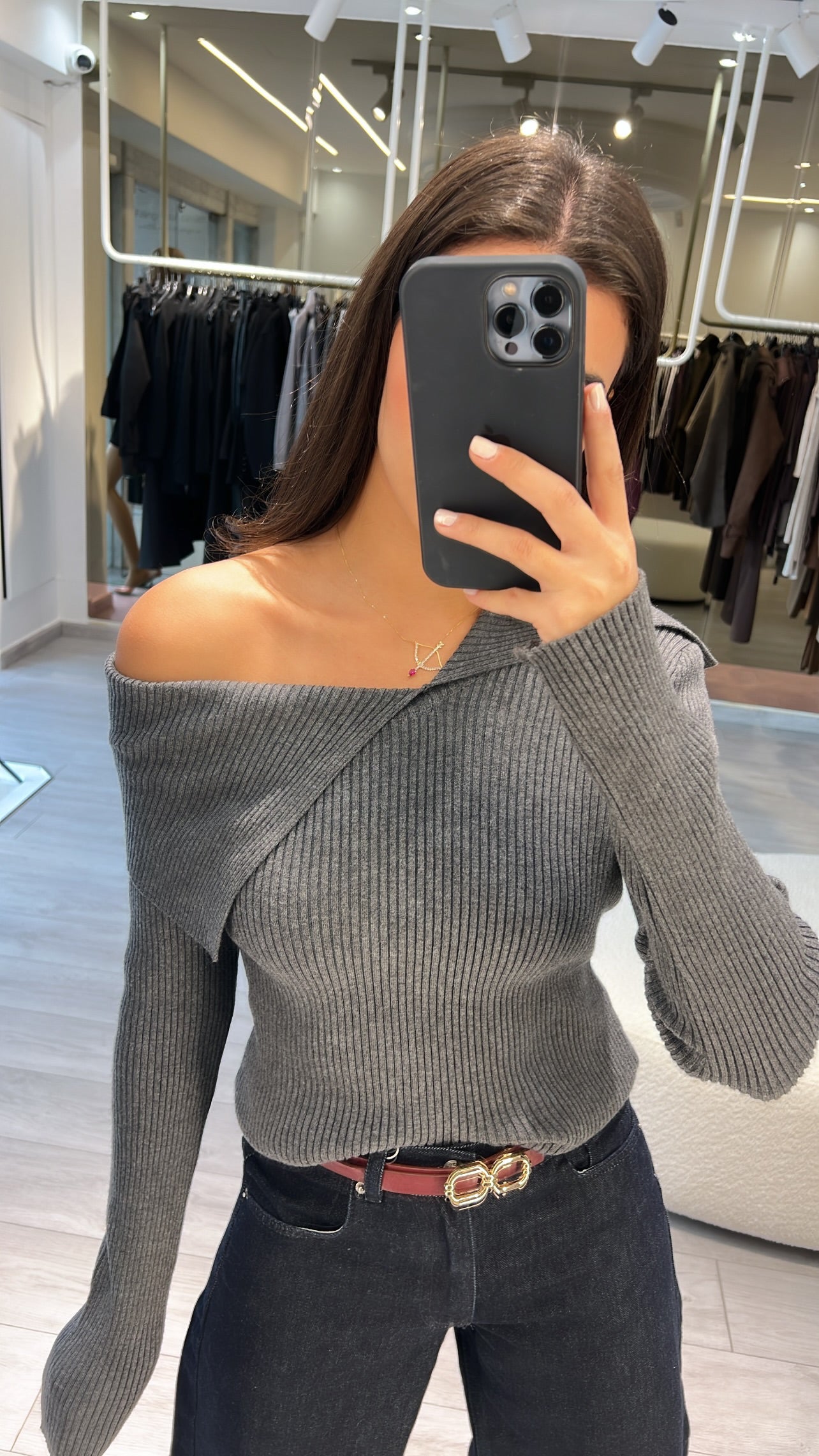 Asymmetrical Knit