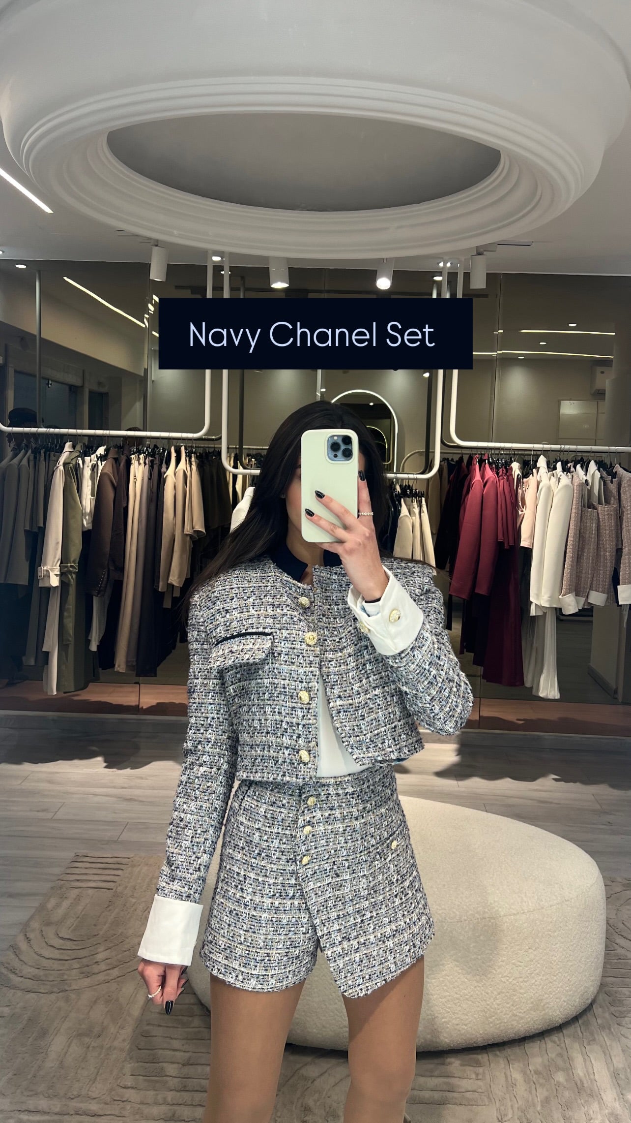 Tweed Cropped Blazer