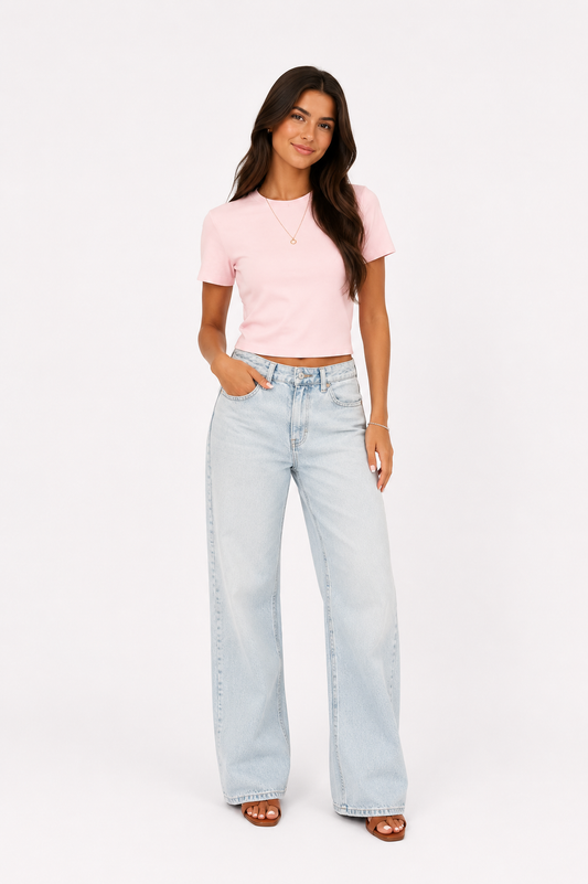 Light Blue Baggy  Jeans