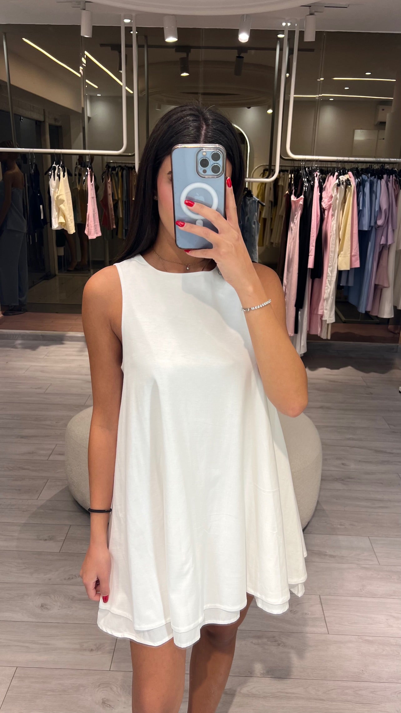 Short wide dress