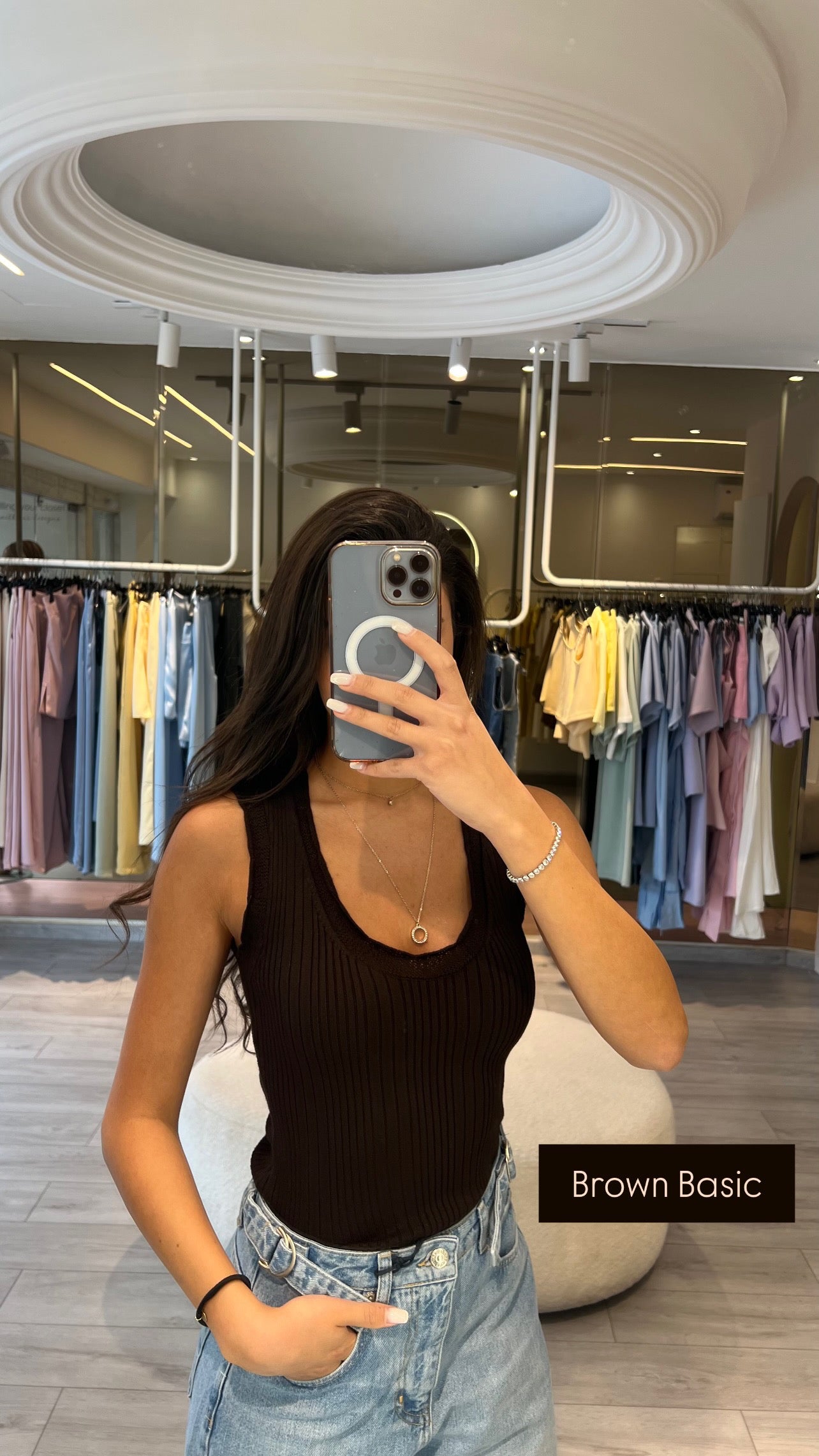 Knit brown  top