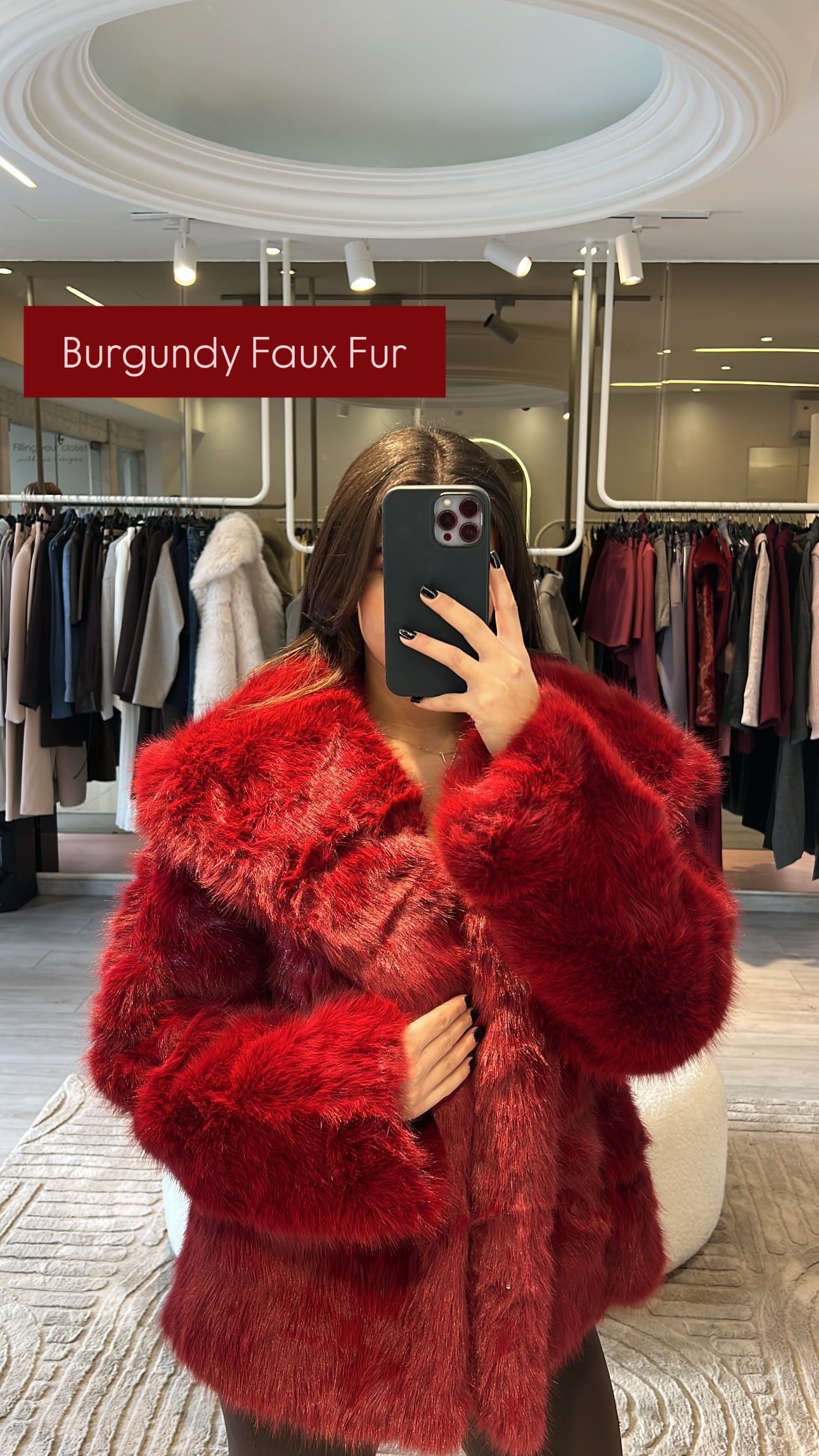 Oversized Fur Jacket ( longer version)