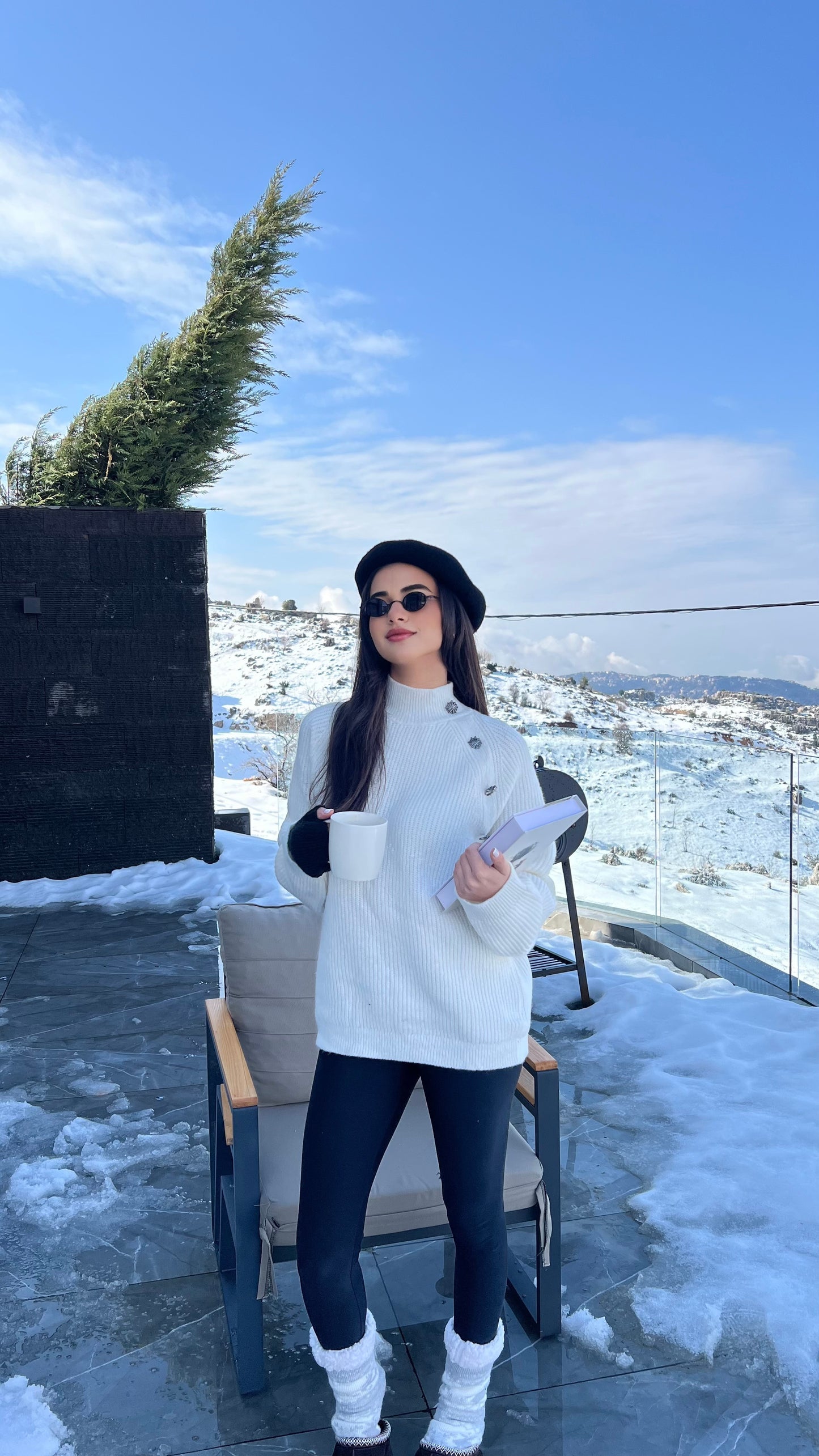 Sweater with Silver Buttons