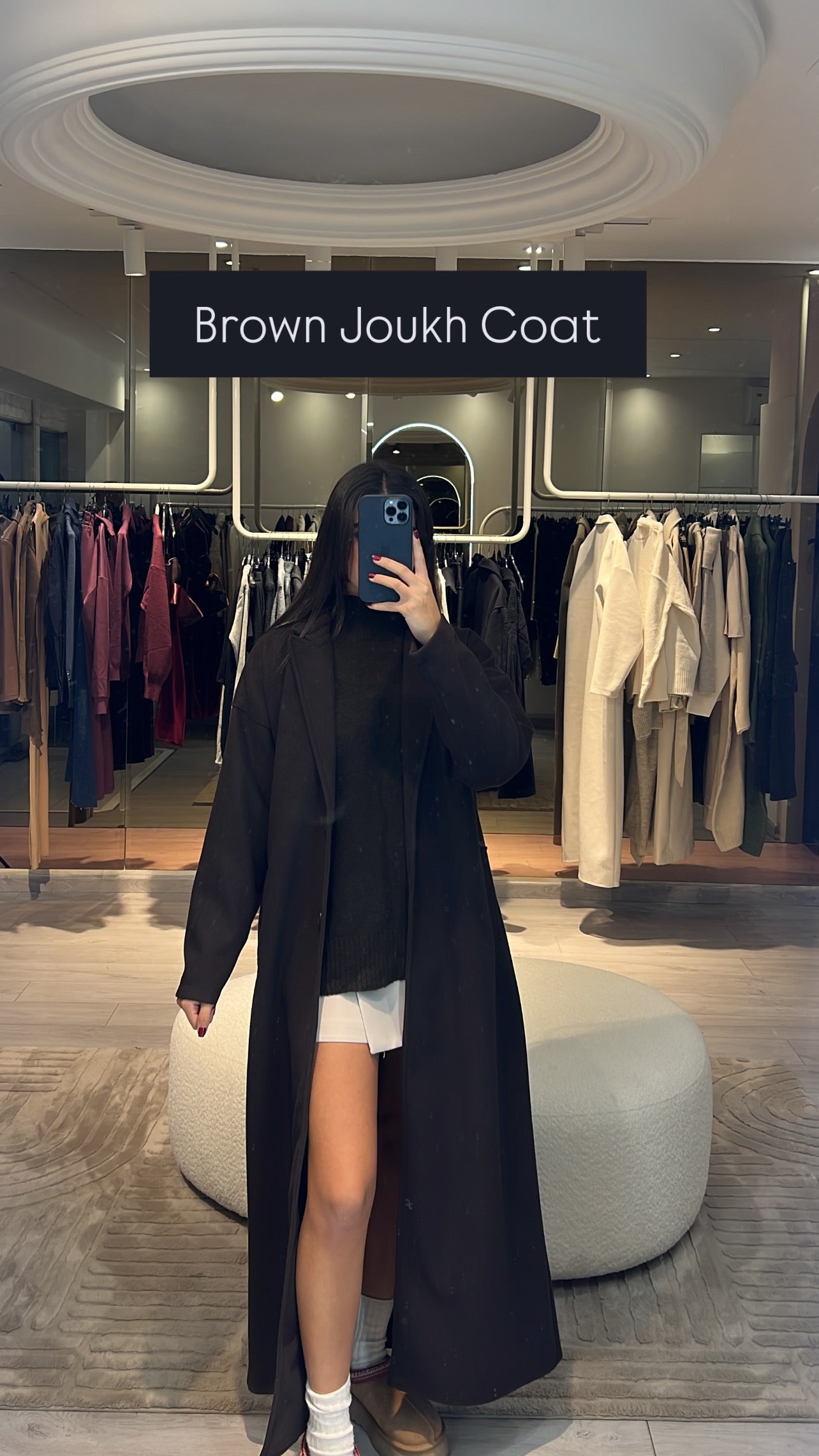 Long Joukh Coat + Scarf