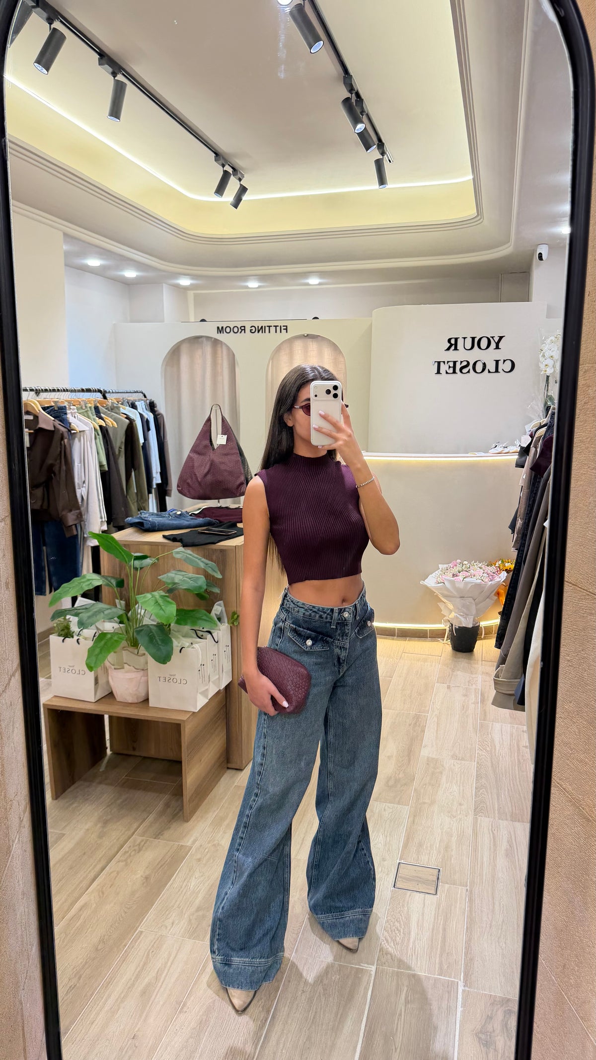 Front Pockets Denim