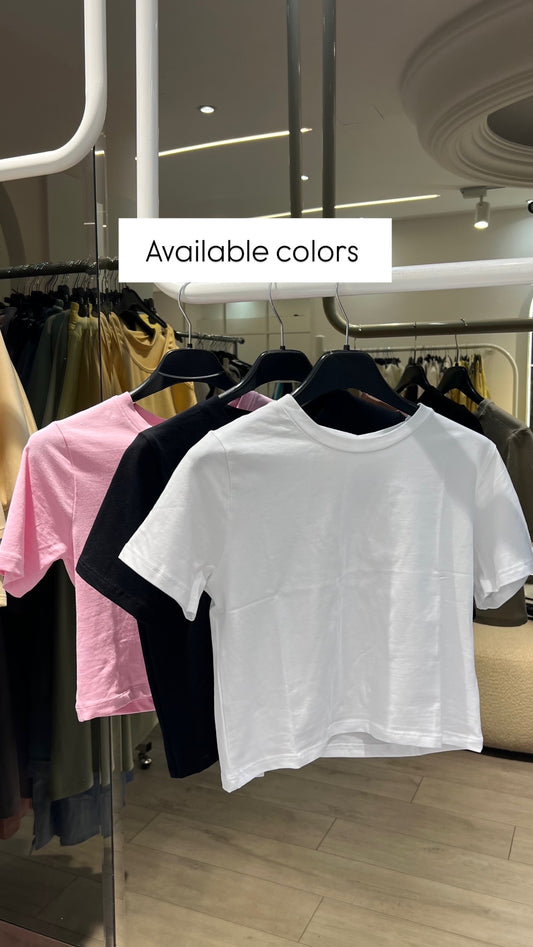 Short sleeves crop top
