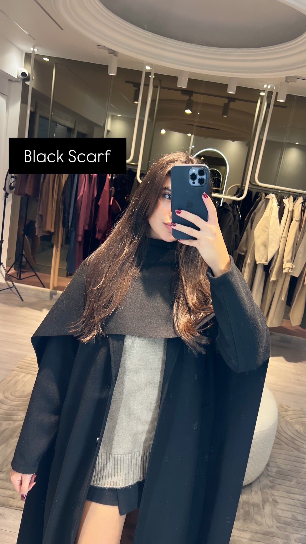 Long Joukh Coat + Scarf