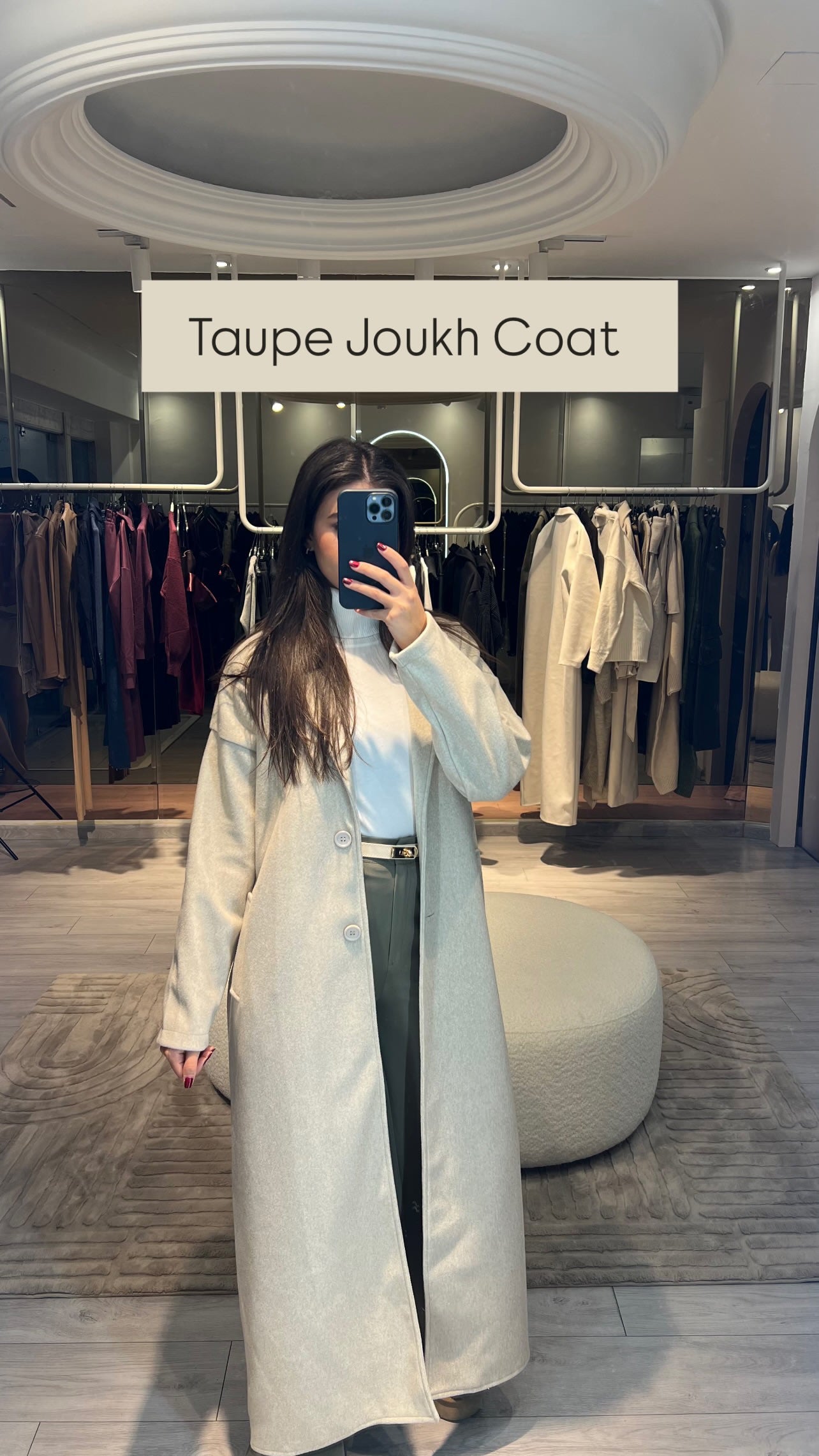 Long Joukh Coat + Scarf