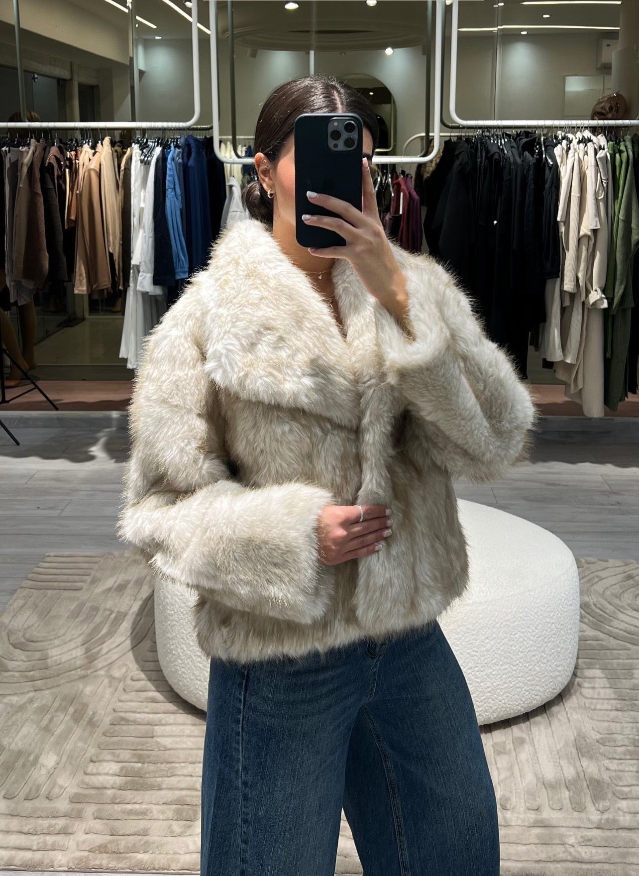 Faux Fur Jacket Style 1