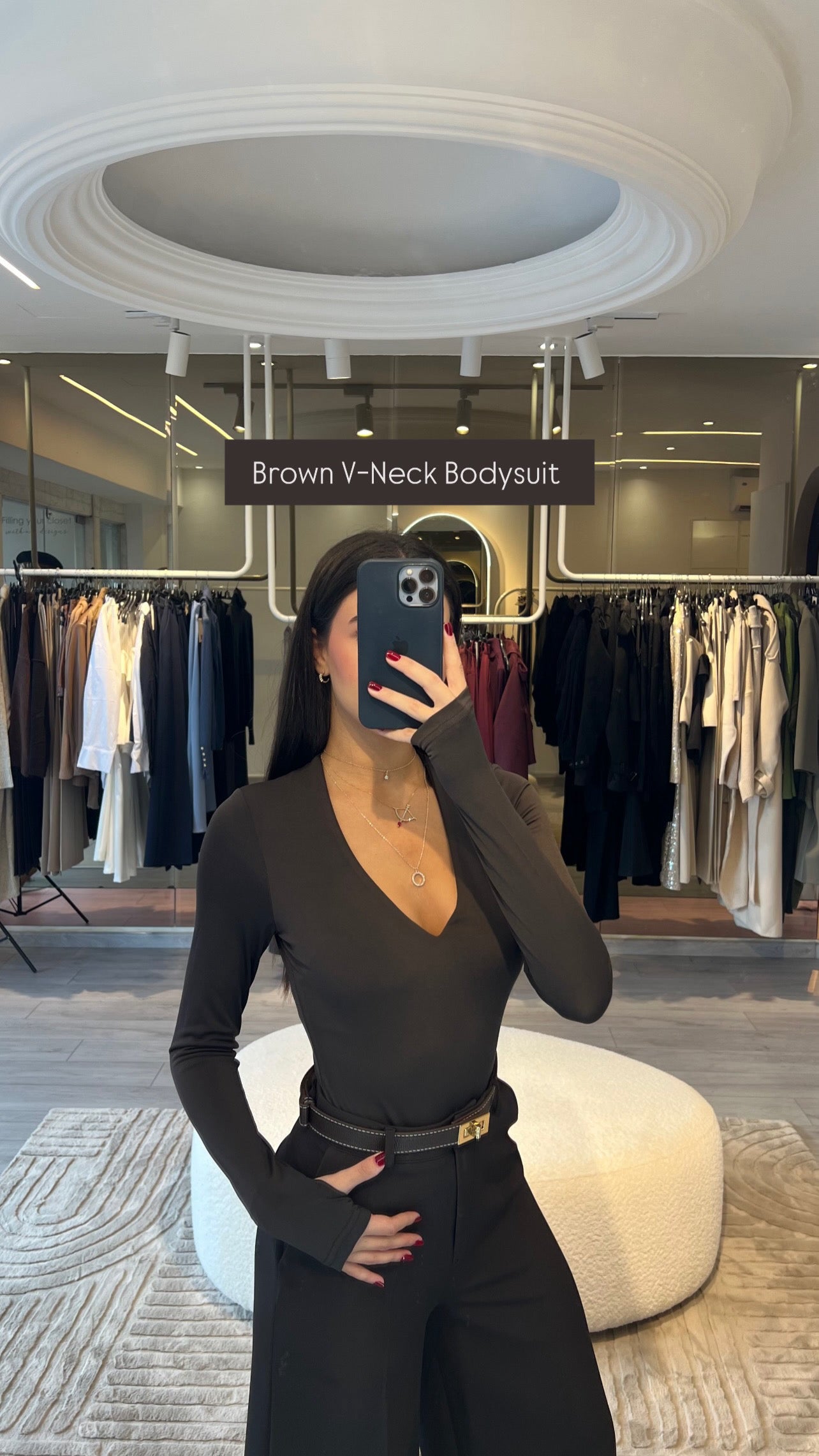 The V Neck Bodysuit