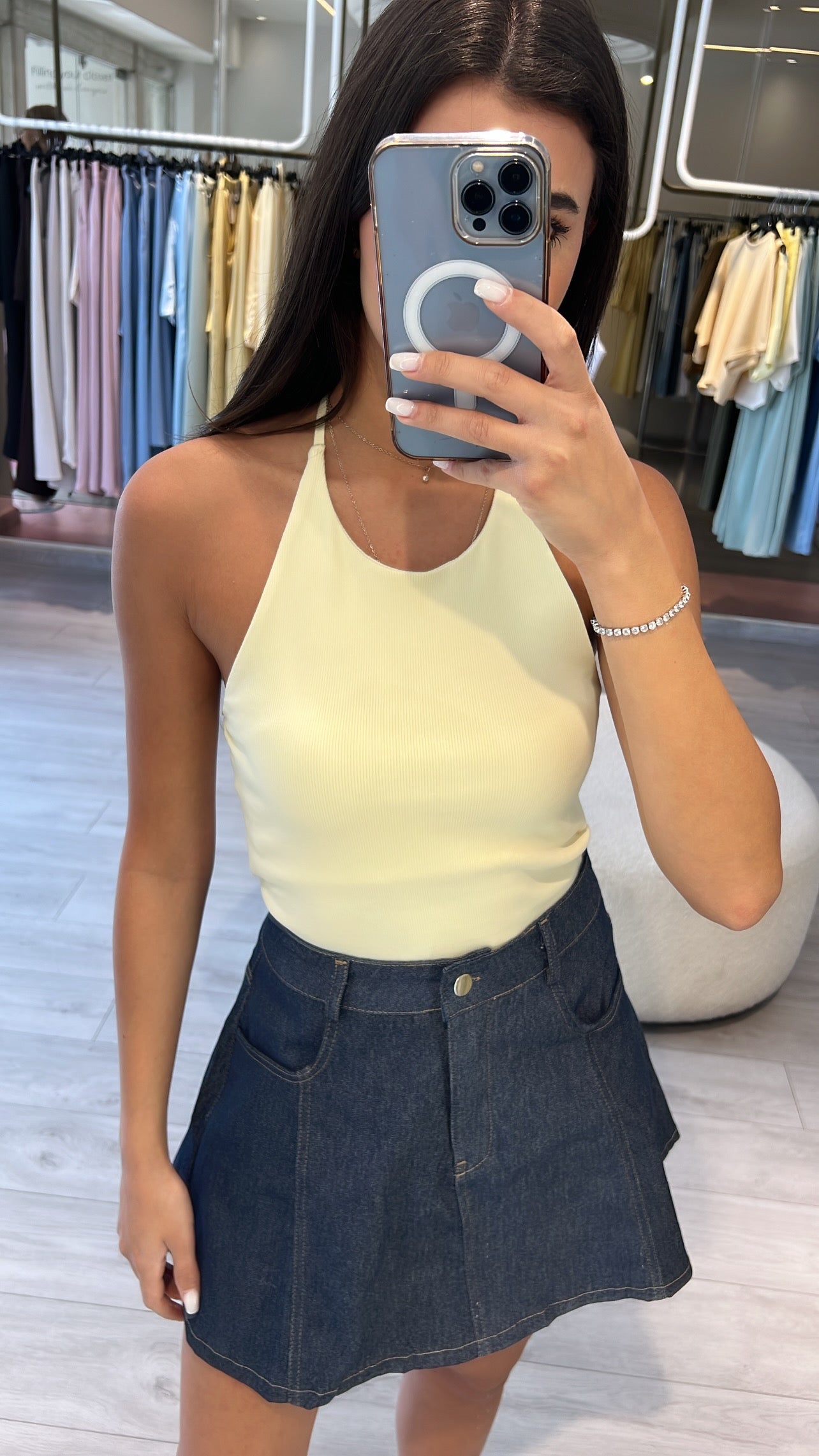 Halter Neck High Neck