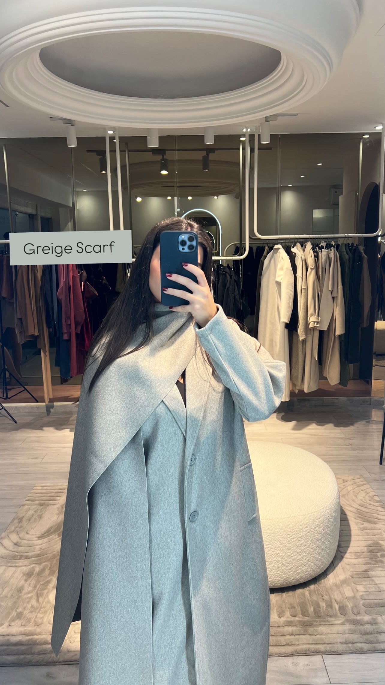 Long Joukh Coat + Scarf