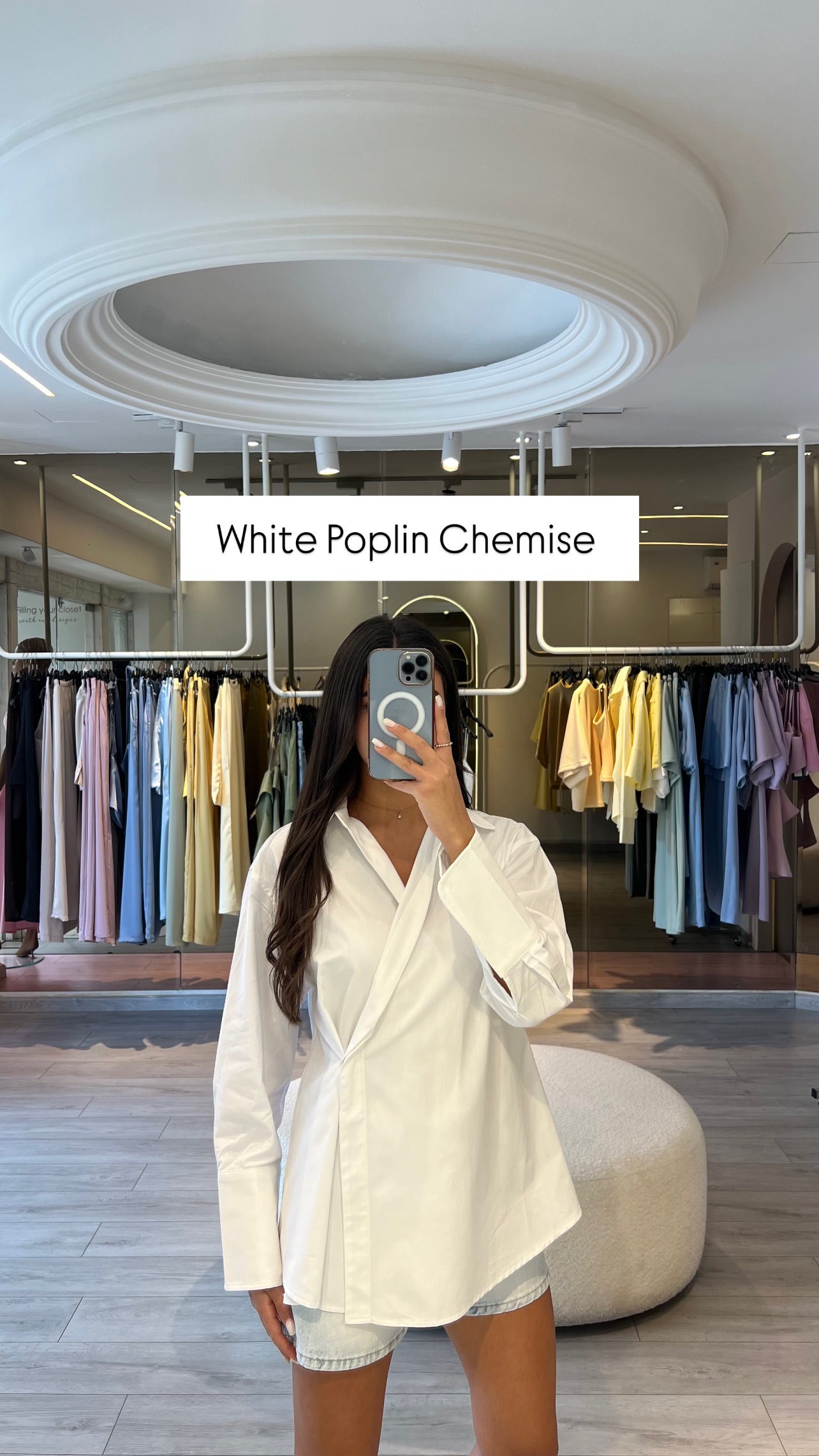 White Poplin Chemise